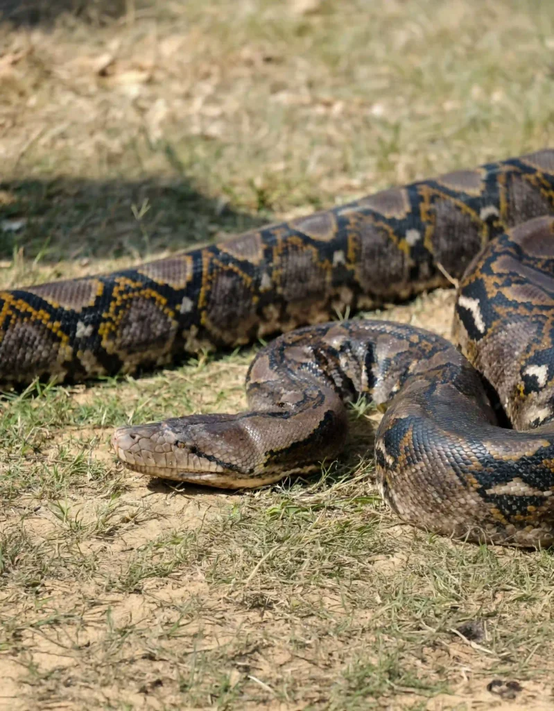 Découvrez le Python géant réticulé